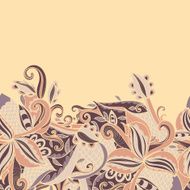 border with abstract hand-drawn pattern N15