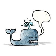 cartoon singing whale N3