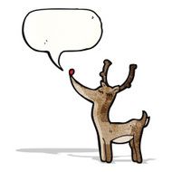 Cartoon Reindeer N116