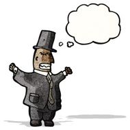 cartoon rich gentleman N2