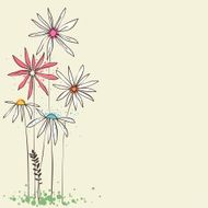 doodle flowers N12