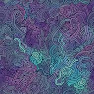 Vector seamless abstract floral decorative pattern N7