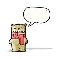 Cartoon funny bear N23