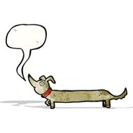Cartoon Sausage Dog N6