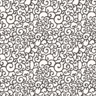 Seamless pattern with doodle ornament N19