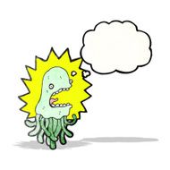 Cartoon Jellyfish N131