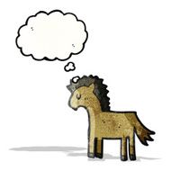 Cartoon Horse N116