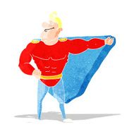 Funny Cartoon Superhero N15