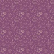 Seamless pattern with sweets N13