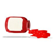 cartoon spilled jam N5