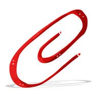 cartoon paperclip N37