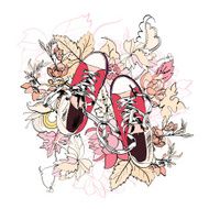 Gumshoes sketch flower
