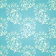 Seamless Floral Pattern (Vector) Hand Drawn Texture N157