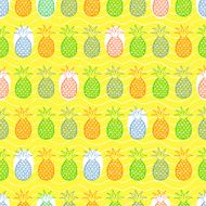 Pineapple seamless pattern N2