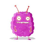 cartoon funny alien monster N14
