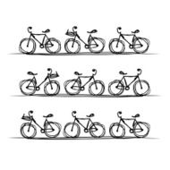 Bicycle collection sketch for your design