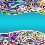 Abstract mosaic background with geometric elements