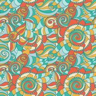 Abstract seamless hand-drawn pattern N75