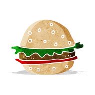 Cartoon Hamburger N19