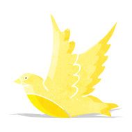 cartoon flying bird N43