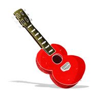 Cartoon Guitar N28