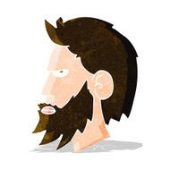 Cartoon Man With Beard N22