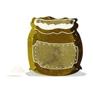 cartoon bag of flour N56