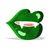 Cartoon Vampire Fangs N26