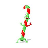 Cartoon Dancing Christmas Candy Cane N29