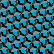 abstract blue geometry pattern background N2