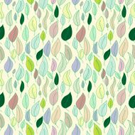 Seamless pattern with leaf autumn leaf background