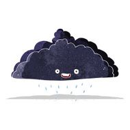 Cartoon Rain Cloud N75