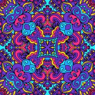 Abstract seamlessfestive colorful vector background