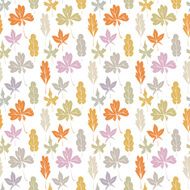 vector seamless pattern with leaves N13