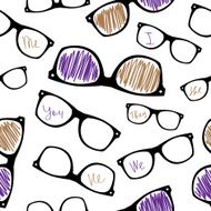 Hipster symbols background Pattern for fabric design packaging N10