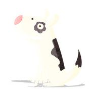 cartoon happy dog N128
