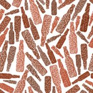 Beer bottles seamless pattern Pub theme background N2