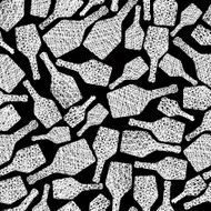 Alcohol theme seamless background Whiskey bottles pattern