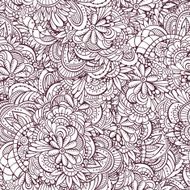 Vector seamless abstract flowers pattern N9