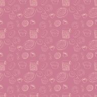 Seamless pattern with sweets N15