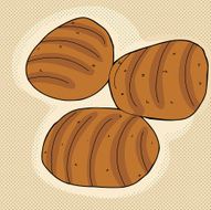 Three Bread Loaves
