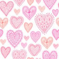 Hearts Seamless Pattern N5