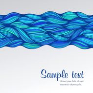 Abstract hand-drawn waves background N9