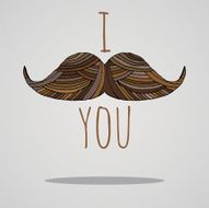 I moustache you