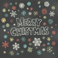 Christmas Blackboard design