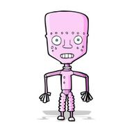 Funny Cartoon Robot N84
