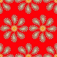 Abstract shapes collected in the form of flowers