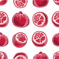 Pomegranate seamless pattern for your design