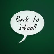 Vector Comics Bubble - Back to School N4