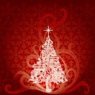 Hand Drawn Christmas Background N2